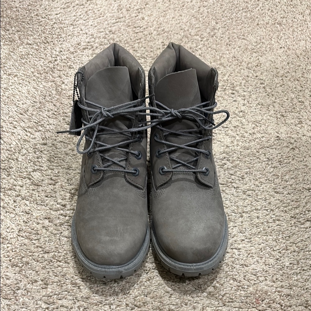 Timberland Gray Rugged Ankle Boots